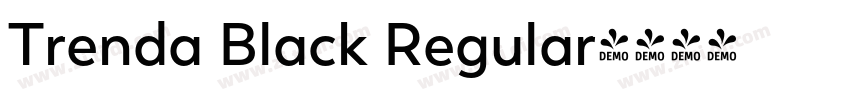 Trenda Black Regular字体转换